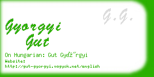 gyorgyi gut business card